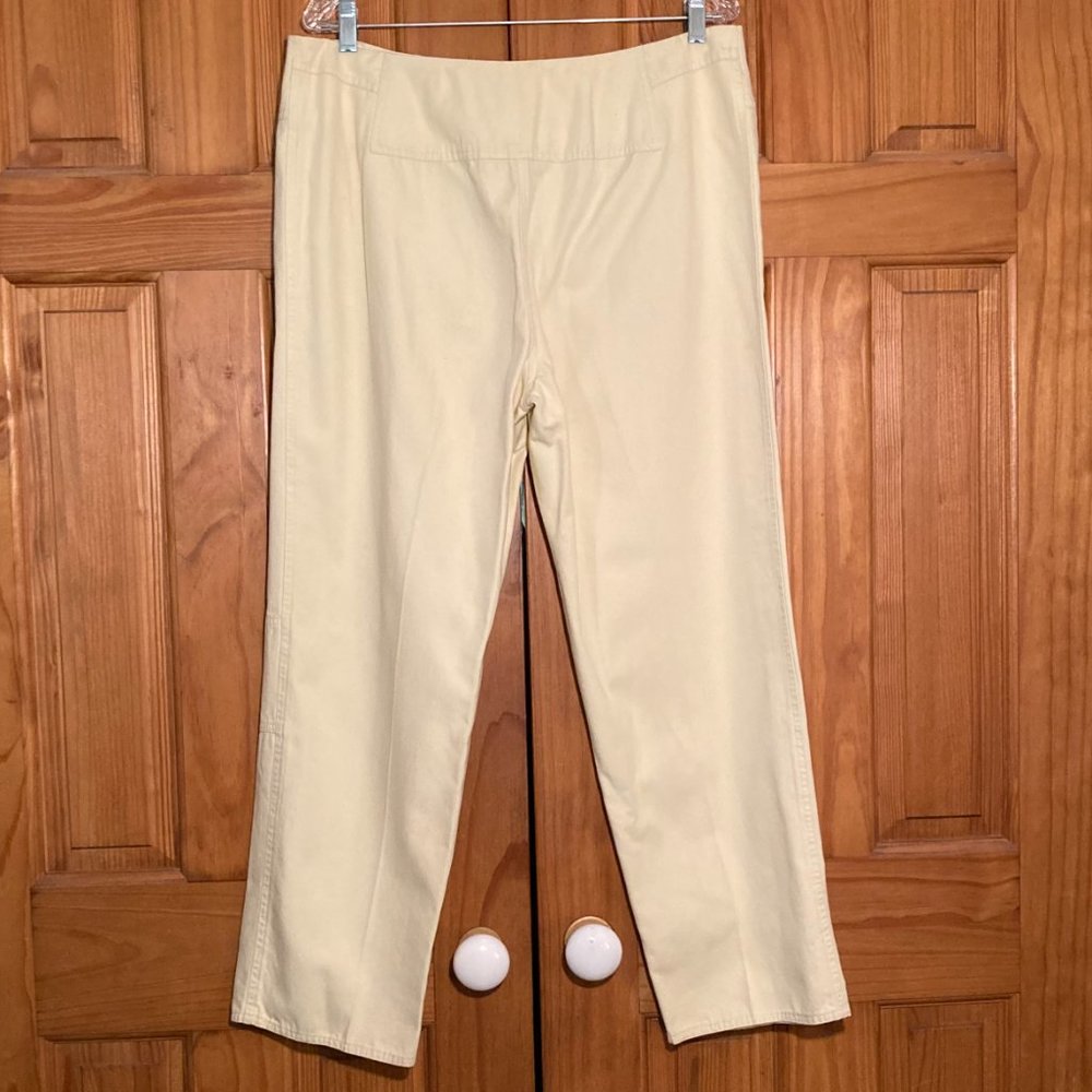 NWT Harve Benard Vintage 90s Pants Lightweight Denim Yellow Size 16